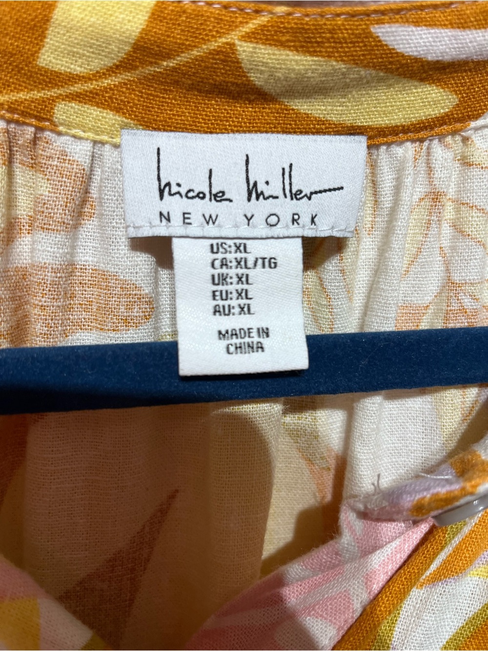 Nicole Miller Linen Blend Midi Dress - Picture 5 of 8